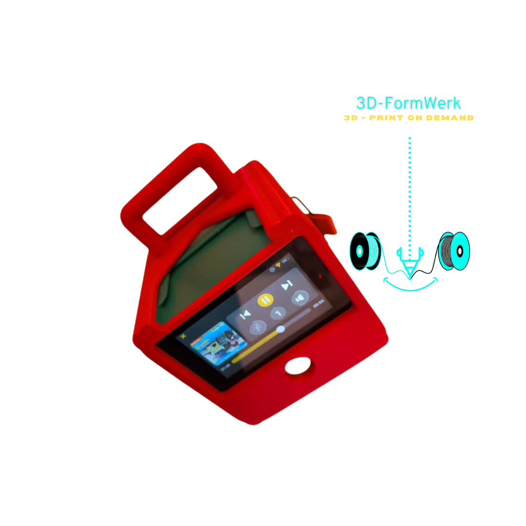 tigerbox TOUCH - safe & sound! 🎵🔒 360° Schutz mit Griff – 3D-gedruckt mit PETG für maximale Haltbarkeit! 🛠️🐯✨